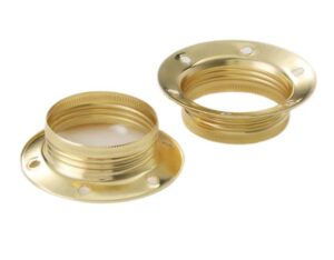 Gold Metal Ring for E27 Lamp Sockets