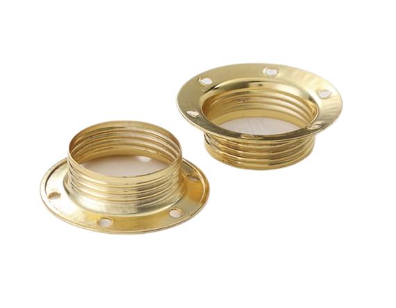 Gold Shade Ring for E14 Light Bulb Sockets